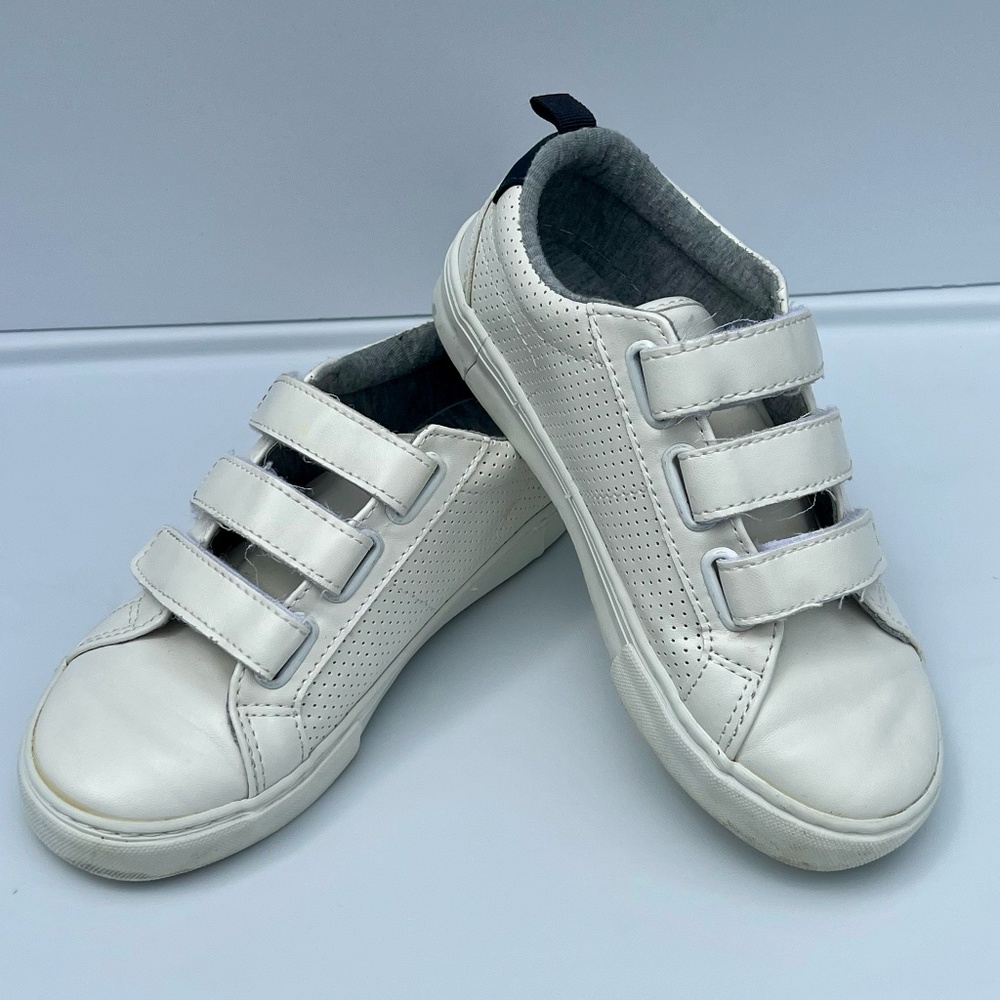Gap Kids Sneakers, White, Velcro Closure, Size 13 Little Kid